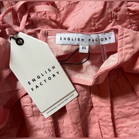 NWT Tuckernuck English Factory Penelope mini dress, XS - Picture 7 of 10